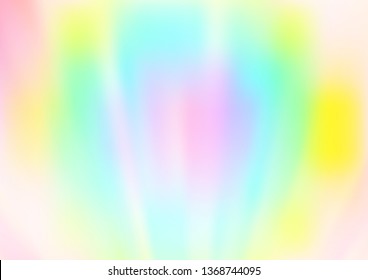 Light Multicolor, Rainbow vector abstract blurred pattern. An elegant bright illustration with gradient. A new texture for your design.