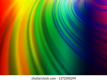 Light Multicolor, Rainbow vector abstract bokeh pattern. Creative illustration in halftone style with gradient. A new texture for your design.