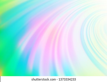 Light Multicolor, Rainbow vector abstract template. Modern geometrical abstract illustration with gradient. The template for backgrounds of cell phones.