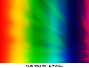 Light Multicolor, Rainbow vector abstract background. Shining colorful illustration in a Brand new style. The elegant pattern for brand book.