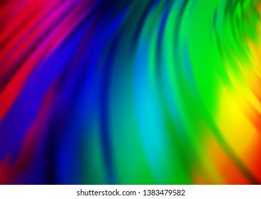 Light Multicolor, Rainbow vector abstract bright background. An elegant bright illustration with gradient. Brand new design for your business.