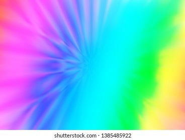 Light Multicolor, Rainbow vector abstract blurred pattern. Modern geometrical abstract illustration with gradient. The blurred design can be used for your web site.