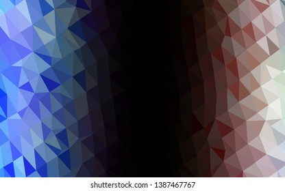 Light Multicolor, Rainbow vector abstract mosaic pattern. Colorful abstract illustration with gradient. Textured pattern for background.