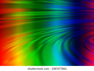 Light Multicolor, Rainbow vector abstract blurred background. Shining colorful illustration in a Brand new style. Brand new design for your business.