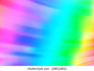 Light Multicolor, Rainbow vector abstract template. Colorful abstract illustration with gradient. The template for backgrounds of cell phones.