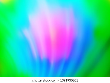 Light Multicolor, Rainbow vector abstract bright background. Colorful abstract illustration with gradient. The elegant pattern for brand book.