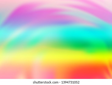 Light Multicolor, Rainbow vector abstract blurred background. Colorful illustration in blurry style with gradient. The blurred design can be used for your web site.