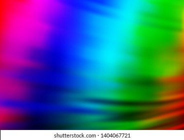 Light Multicolor, Rainbow vector abstract bokeh pattern. Modern geometrical abstract illustration with gradient. A completely new template for your design.