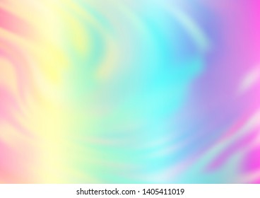 Light Multicolor, Rainbow vector abstract background. Modern geometrical abstract illustration with gradient. Brand new style for your business design.