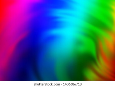 Light Multicolor, Rainbow vector abstract bokeh pattern. An elegant bright illustration with gradient. A completely new template for your design.
