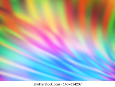 Light Multicolor, Rainbow vector abstract bright template. Shining colorful illustration in a Brand new style. A completely new design for your business.