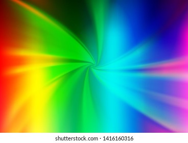 Light Multicolor, Rainbow vector abstract bright background. Colorful illustration in blurry style with gradient. The best blurred design for your business.