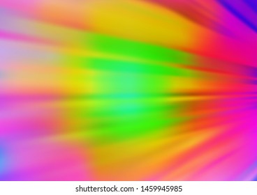 Light Multicolor, Rainbow vector abstract bright background. An elegant bright illustration with gradient. The best blurred design for your business.
