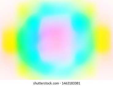 Light Multicolor, Rainbow vector abstract blurred template. Glitter abstract illustration with an elegant design. The elegant pattern for brand book.