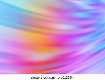 Light Multicolor, Rainbow vector abstract bright template. Shining colorful illustration in a Brand new style. The template can be used for your brand book.