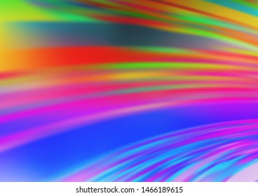 Light Multicolor, Rainbow vector abstract blurred pattern. A completely new color illustration in a bokeh style. The blurred design can be used for your web site.