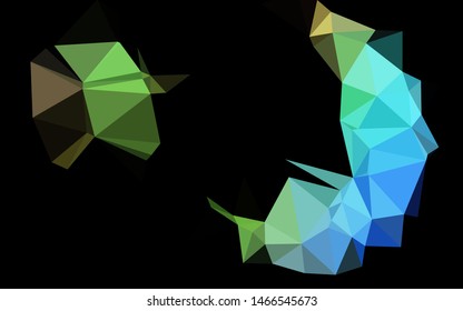 Light Multicolor, Rainbow vector abstract mosaic pattern. Colorful abstract illustration with gradient. Template for a cell phone background.