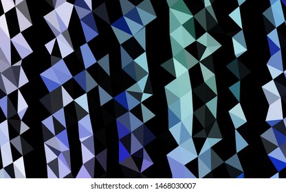 Light Multicolor, Rainbow vector abstract mosaic pattern. A vague abstract illustration with gradient. Brand new style for your business design.