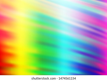 Light Multicolor, Rainbow vector abstract bright background. A completely new color illustration in a bokeh style. A completely new template for your design.