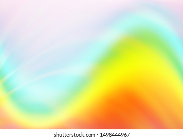 Light Multicolor, Rainbow vector abstract bright background. An elegant bright illustration with gradient. A completely new design for your business.