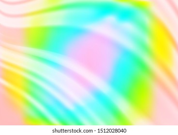 Light Multicolor, Rainbow vector abstract template. Modern geometrical abstract illustration with gradient. The template for backgrounds of cell phones.