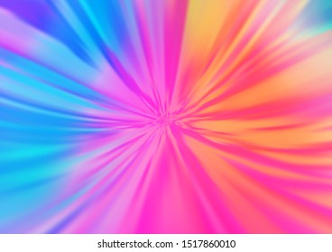 Light Multicolor, Rainbow vector abstract template. Colorful illustration in abstract style with gradient. A new texture for your design.