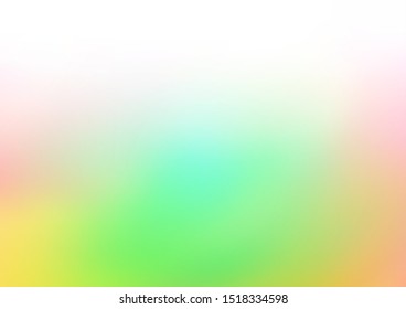 Light Multicolor, Rainbow vector abstract bokeh pattern. Creative illustration in halftone style with gradient. Brand new style for your business design.