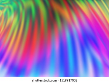 Light Multicolor, Rainbow vector abstract bright background. Glitter abstract illustration with an elegant design. A new texture for your design.