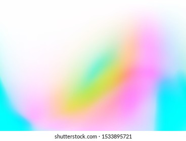 Light Multicolor, Rainbow vector abstract blurred pattern. Glitter abstract illustration with an elegant design. Brand new design for your business.