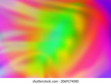 Light Multicolor, Rainbow vector abstract bright template. Glitter abstract illustration with an elegant design. The blurred design can be used for your web site.