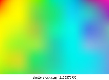 Light Multicolor, Rainbow vector abstract bright template. Modern abstract illustration with gradient. Template for any brand book.