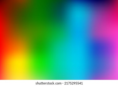 Light Multicolor, Rainbow vector abstract blurred background. An elegant bright illustration with gradient. Brand new template for your design.