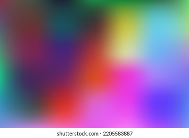 Light Multicolor, Rainbow vector abstract blurred background. A completely new color illustration in a bokeh style. Simple design for your business.