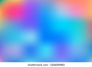 Light Multicolor, Rainbow vector abstract template. Colorful abstract illustration with gradient. Brand new style for your business design.