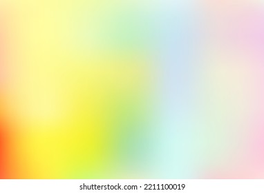 Light Multicolor, Rainbow vector abstract blurred background. Colorful abstract illustration with gradient. Template for any brand book.