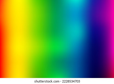 Light Multicolor, Rainbow vector abstract blurred background. Creative illustration in halftone style with gradient. Brand new design for your business.