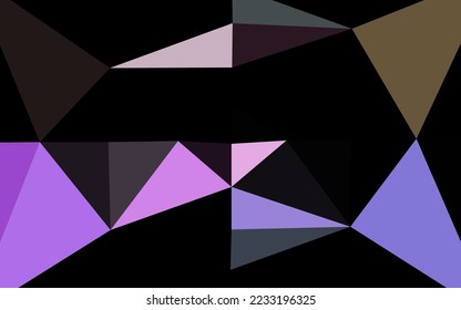 Light Multicolor, Rainbow vector abstract polygonal layout. Shining colored illustration in a Brand new style. Completely new template for your business design.