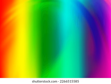 Light Multicolor, Rainbow vector abstract background. Creative illustration in halftone style with gradient. The template for backgrounds of cell phones.