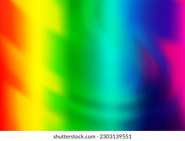 Light Multicolor, Rainbow vector abstract bright background. Creative illustration in halftone style with gradient. The template for backgrounds of cell phones.