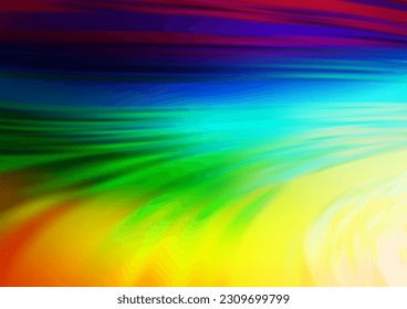 Light Multicolor, Rainbow vector abstract template. Shining colorful illustration in a Brand new style. A completely new design for your business.