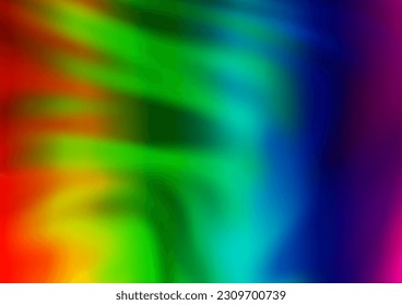 Multicolor claro, patrón abstracto borroso del vector arcoiris. Ilustración abstracta brillante con un diseño elegante. La plantilla se puede utilizar para su libro de marca.