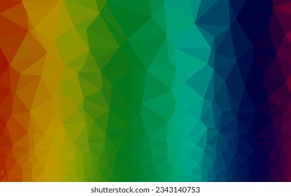 Light Multicolor, Rainbow vector abstract mosaic backdrop. Shining colored illustration in a Brand new style. Elegant pattern for a brand book.