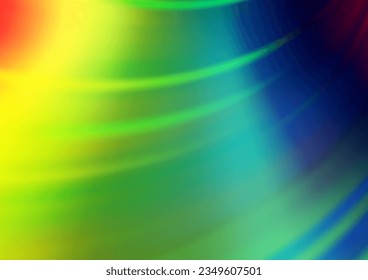 Light Multicolor, Rainbow vector abstract bright template. Creative illustration in halftone style with gradient. The best blurred design for your business.