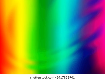 Light Multicolor, Rainbow vector abstract background. An elegant bright illustration with gradient. A completely new template for your design.