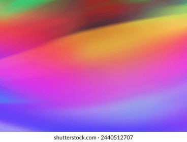 Light Multicolor, Rainbow vector abstract template. Creative illustration in halftone style with gradient. A completely new template for your design.