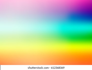 Light Multicolor, Rainbow vector abstract textured blur background. Blurry abstract design. Pattern can be used for background.