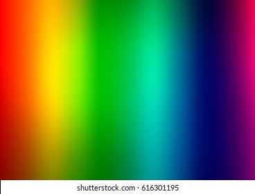 Light Multicolor, Rainbow vector abstract blurred background. Blurry abstract design. The textured pattern can be used for background. 