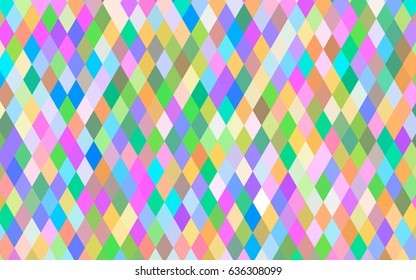 Light Multicolor, Rainbow vector abstract polygonal pattern. Glitter abstract illustration with an elegant design. The polygonal design can be used for your web site.