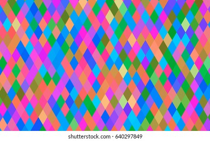 Light Multicolor, Rainbow vector abstract polygonal background. Colorful illustration in abstract style with gradient. The best triangular design for your business.
