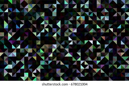 Light Multicolor, Rainbow vector abstract mosaic background. A completely new color illustration in a vague style. The elegant pattern can be used as part of a brand book.